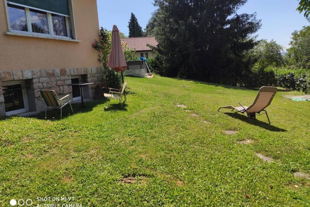 Appartement 1 pièce entresol 30 m2 proche du centre et bain thermal Yverdon-les-Bains Esterno foto